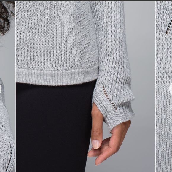 Lululemon The Sweater The Better in Dark Gray - Picture 13 of 14